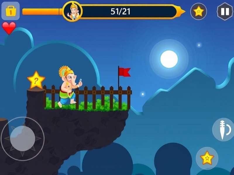 Ganesha's Adventure Quest Gameplay Screenshot